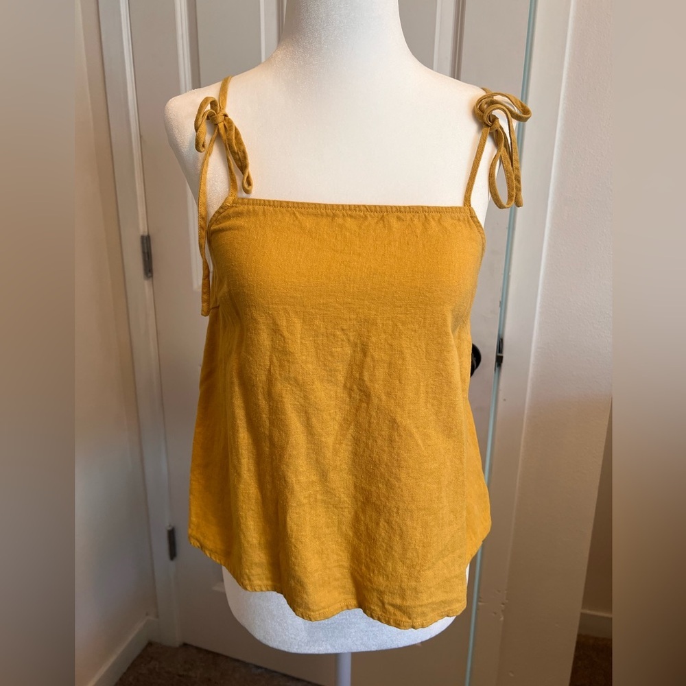 Mustard tank top, Size S